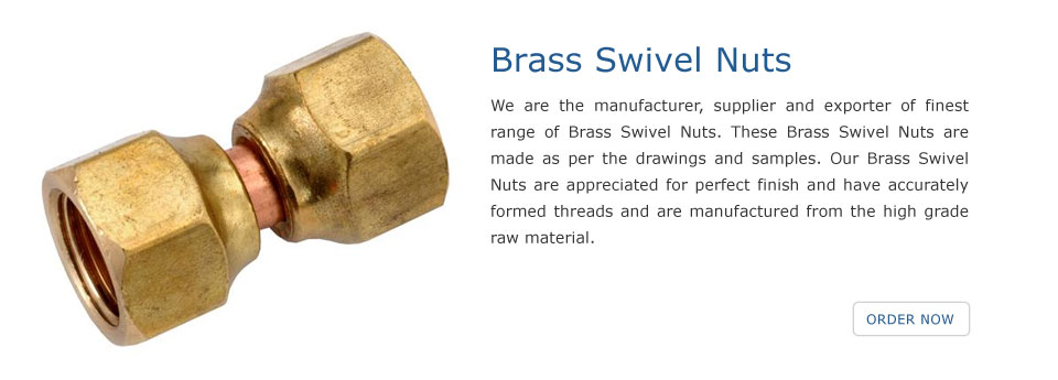 Brass Swivel Nuts
